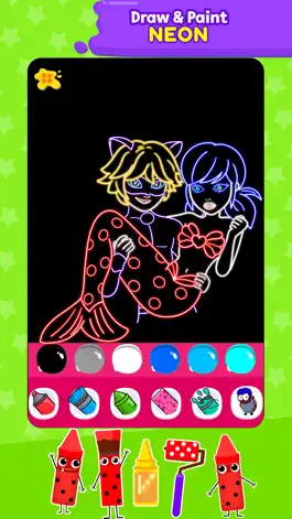 Game screenshot Glitter Ladybug Coloring Fun hack