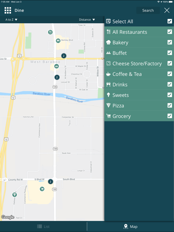 Visit Baraboo! iPad screenshot 5 - Travel app