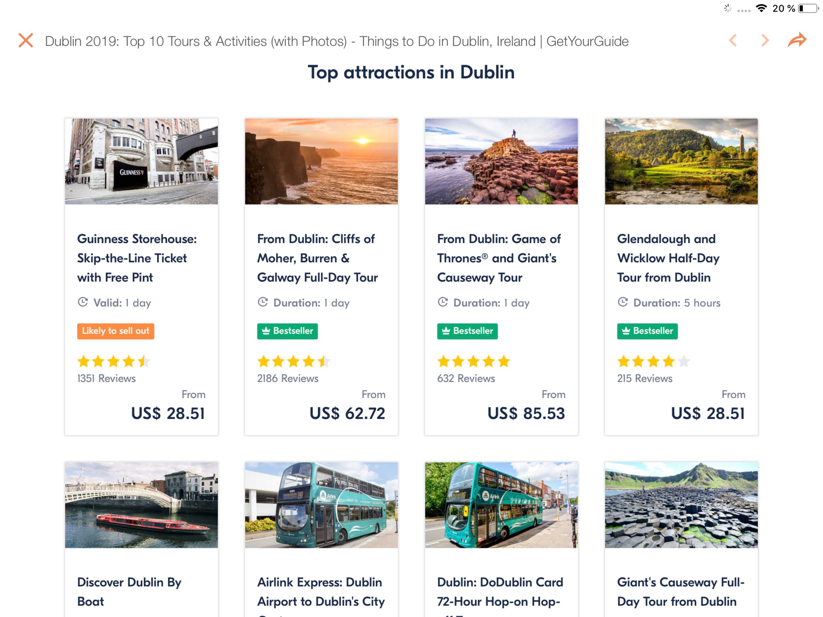 Dublin Travel Guide .