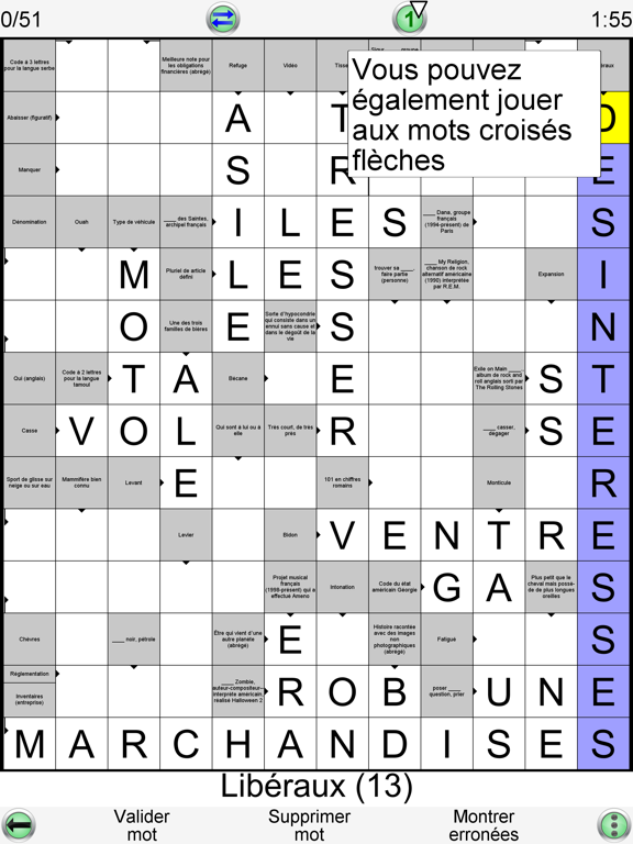 Screenshot #5 pour Mots Croisés +