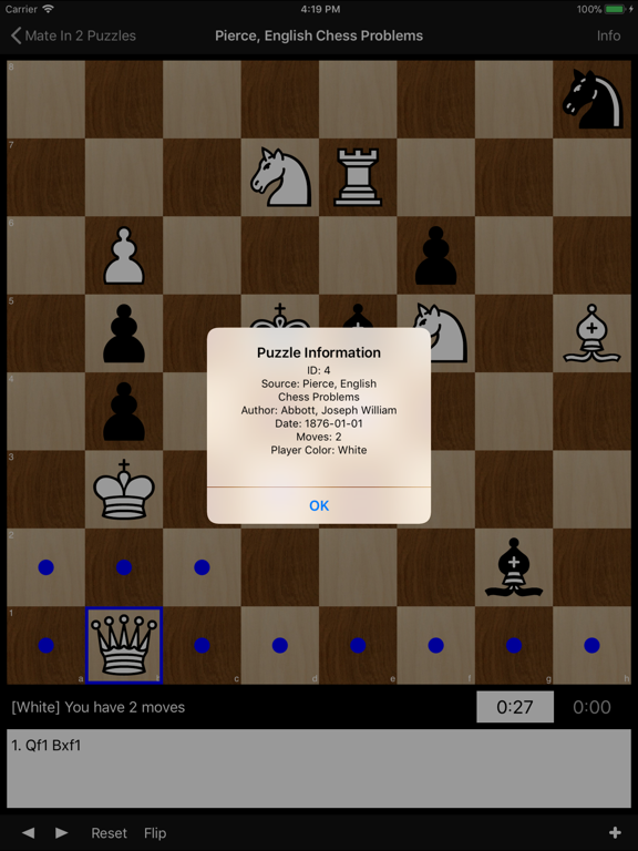 Screenshot #6 pour Mate in 2 Chess Puzzles