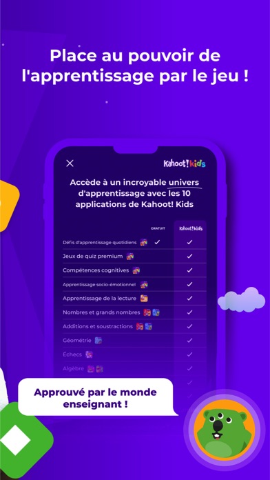 Kahoot! Kids : jeux éducatifs