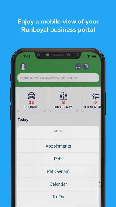 RunLoyal Staff App Screenshot
