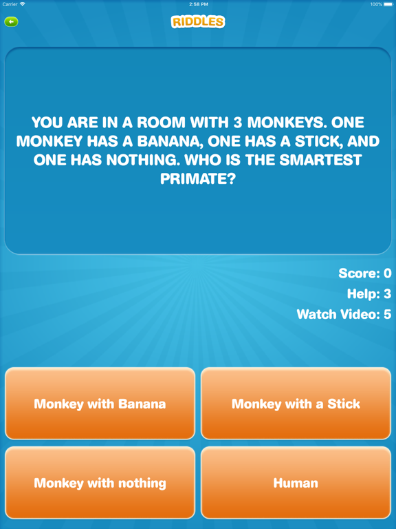 Screenshot #5 pour Riddles - Stupid Questions