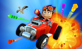 Beach Buggy Racing 2: IA 應用圖示，Apple TV App Store 付费榜 第 24 名