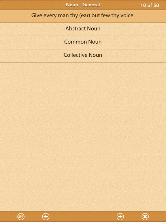 Grammar Express: Nouns Lite iPad screenshot