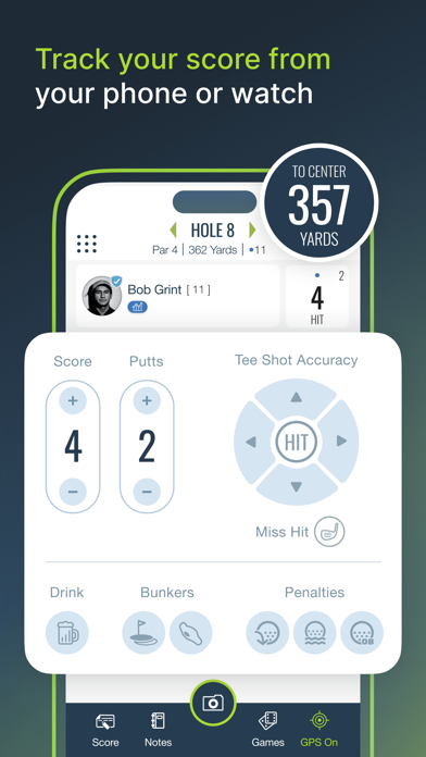 Screenshot #3 pour TheGrint: Handicap & Scorecard