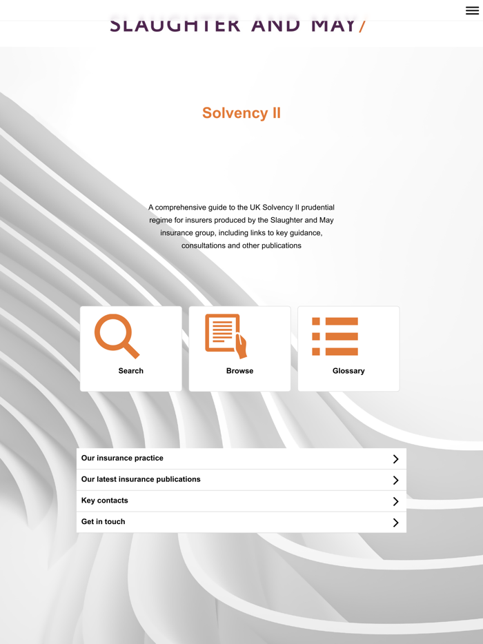 Slaughter and May Solvency II
