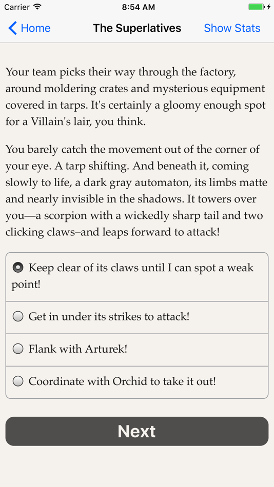 #2. The Superlatives: Aetherfall (iOS) 由: Choice of Games LLC