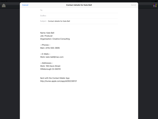 Screenshot #5 for Contact Mailer