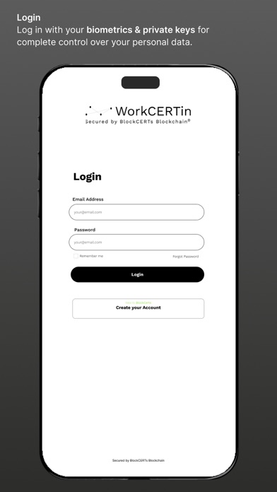 BlockCerts WorkCERTin Screenshot