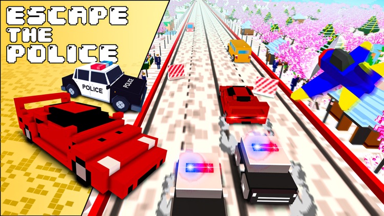Blocky Car Chase - Most Wanted screenshot-5