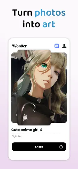 Game screenshot Wonder - AI Art Generator apk