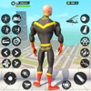 Flying Robot Rope Hero Game