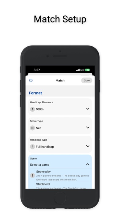 Double Ace Golf - Live Scoring Screenshot