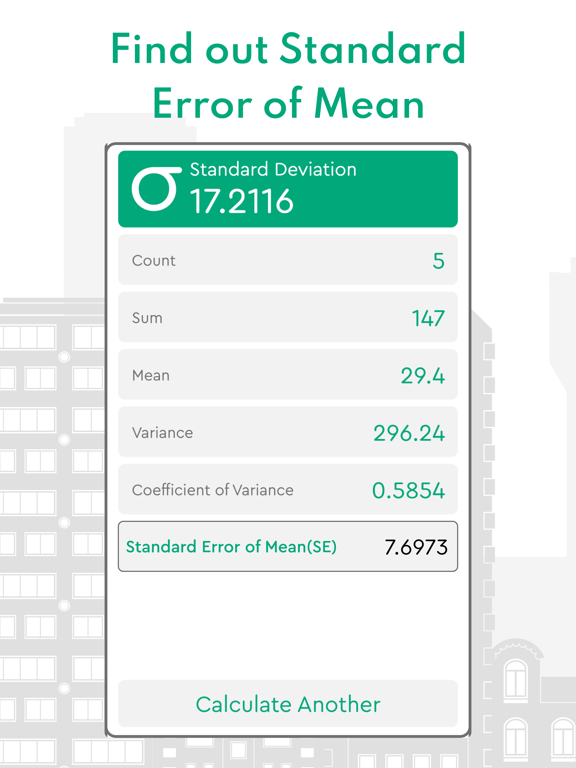 Calculate Standard Deviation iPad screenshot 5 - Education app