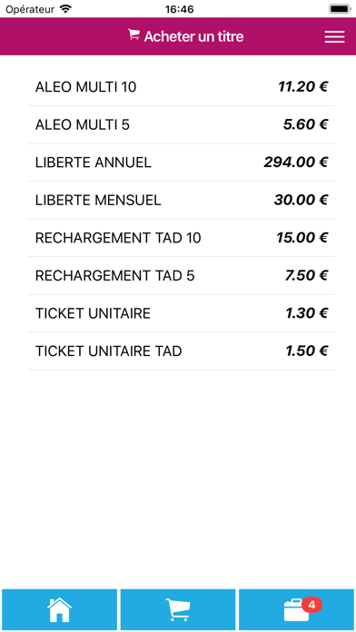 M-Ticket Aléo Screenshot