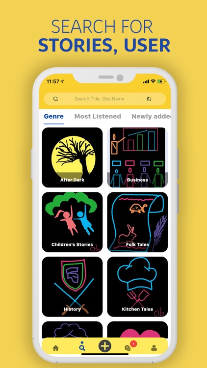 obo–storymobile, Audio stories