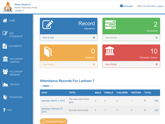 Screenshot #6 pour Home Fellowship Portal