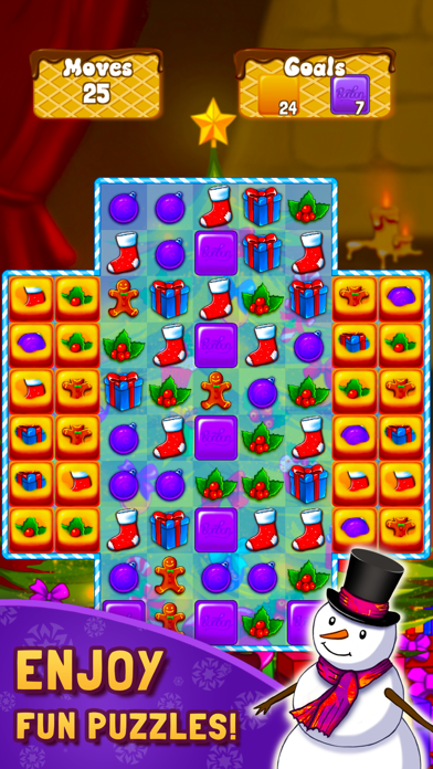 Christmas games: Merge & Match Screenshot