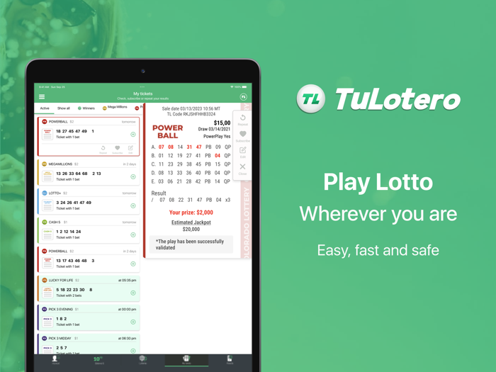 TuLotero - Lottery App
