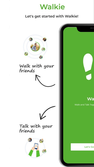 Walkie - Walk with Friends Screenshot