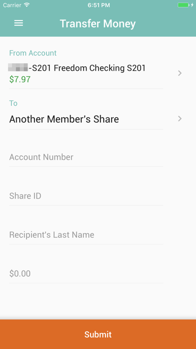 Lutheran Federal Credit Union Screenshot
