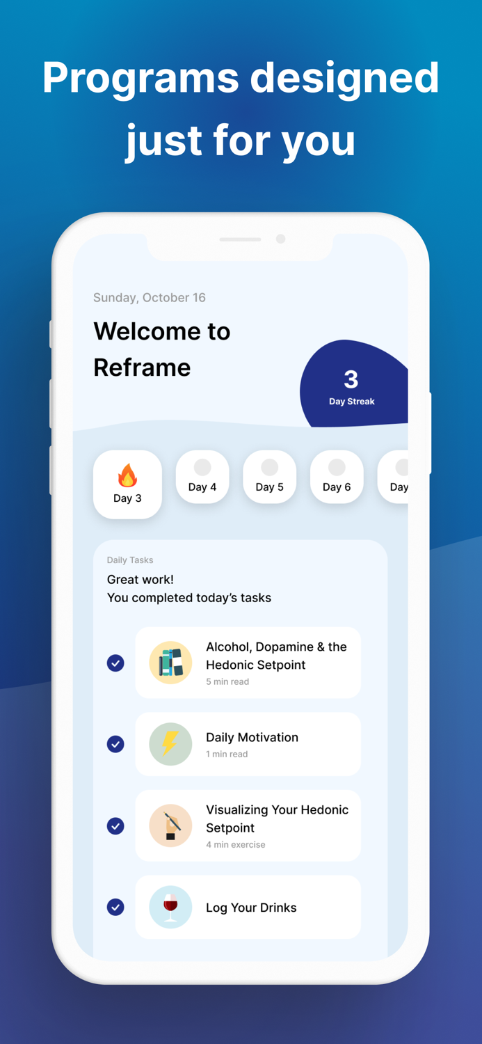 Reframe Drink Less and Thrive