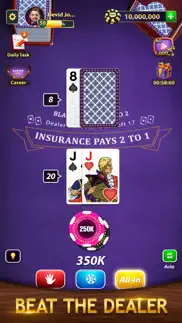 blackjack by murka: 21 classic iphone screenshot 3