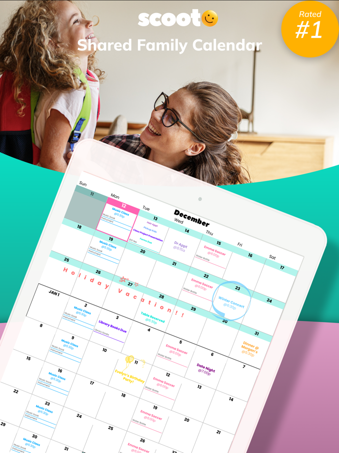 Scoot Family Calendar