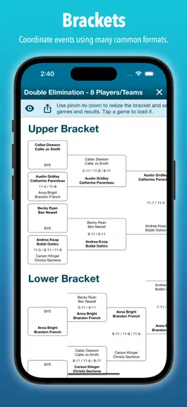 Game screenshot KeepaScore Brackets apk