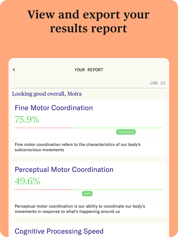 Altoida iPad screenshot 4 - Medical app