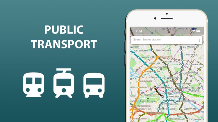 Public transport map Berlin