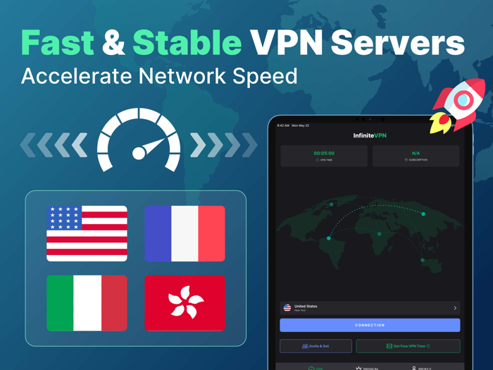 Infinite VPN Fast VPN Proxy