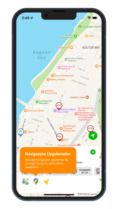 Elektrikli Şarj İstasyonları Screenshot