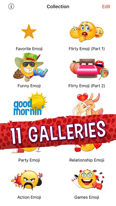 Screenshot #2 pour Adult Emoji for Lovers