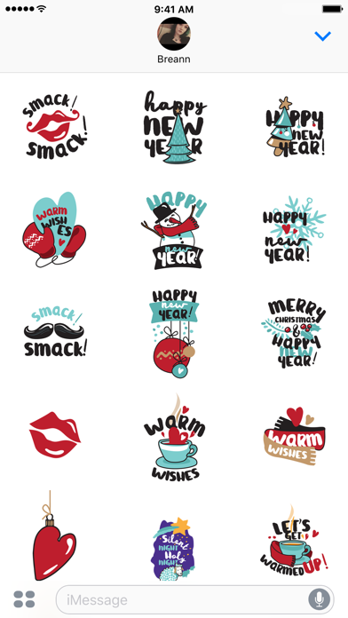 Christmas & New Years Stickers Screenshot