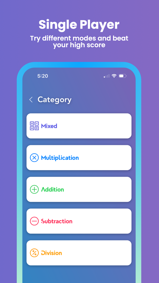 #3. QuikMaths: Time Math Challenge (iOS) By: Ravorian LLC