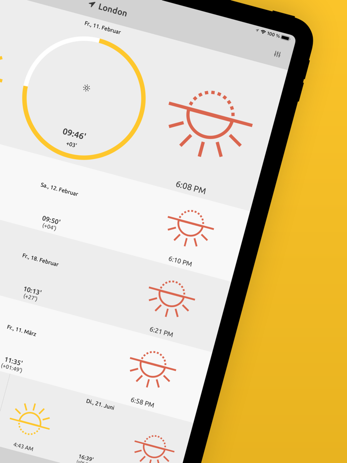 Daylight - Sunrise - Sunset