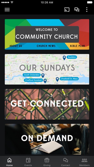 Screenshot #1 pour Community Church UK