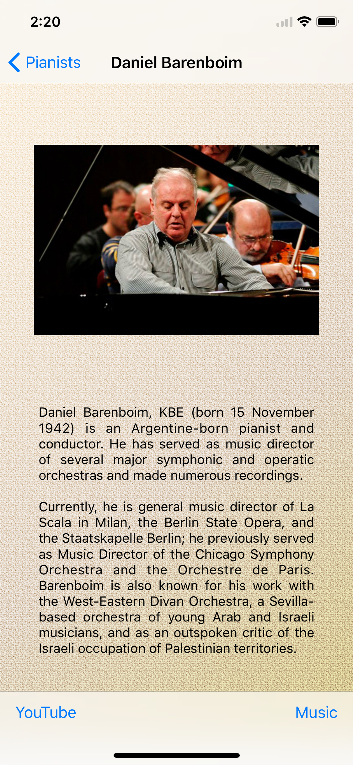 The Great Pianists screenshot 3