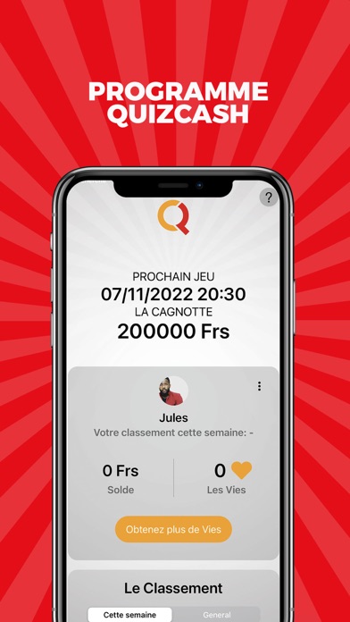 QUIZCASH App Screenshot