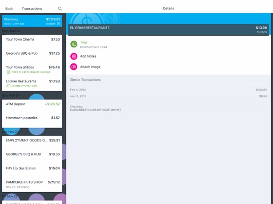 Highpoint Community iPad screenshot 3 - Finance app