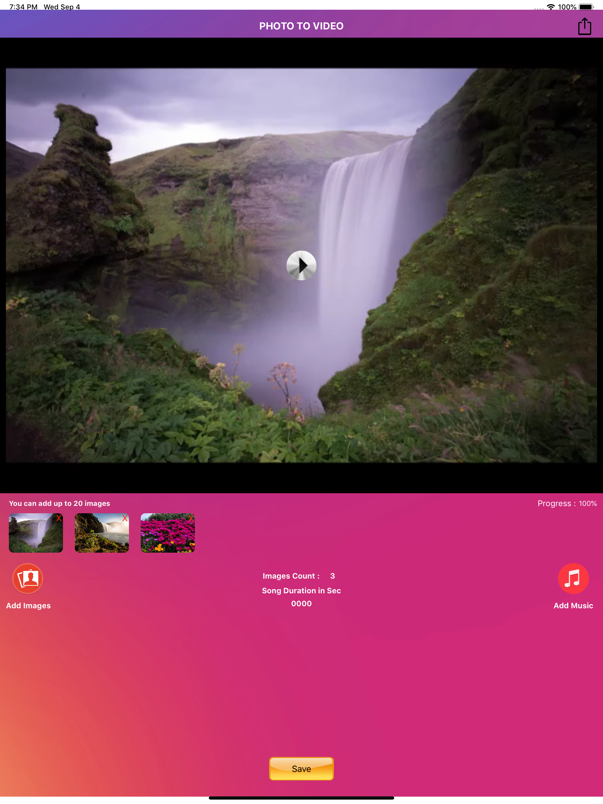 PhotoSlide - Photo to Video screenshot 6