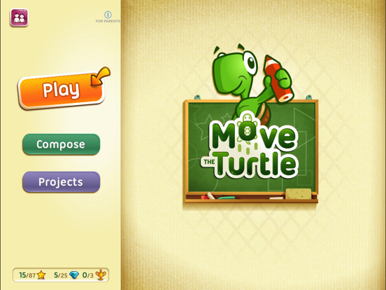 Move the Turtle: Learn to Code iPad app afbeelding 2