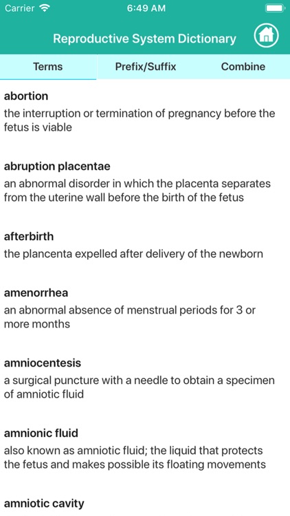 Reproductive Medical Terms screenshot-5