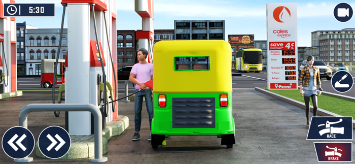 Tuk Tuk Modern Rickshaw Drive