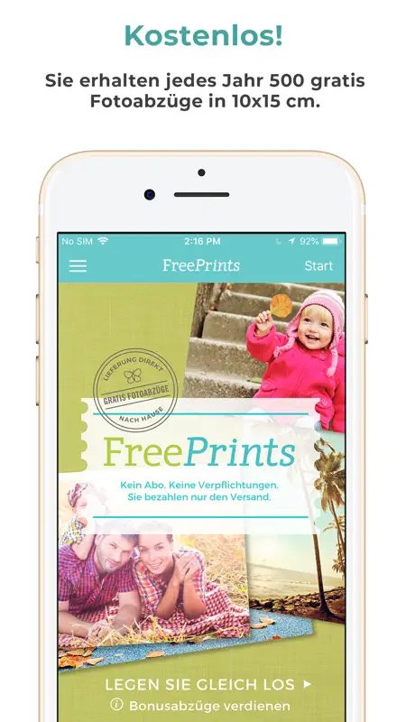 FreePrints - Gratis Fotoabzüge screenshot 1 of 6
