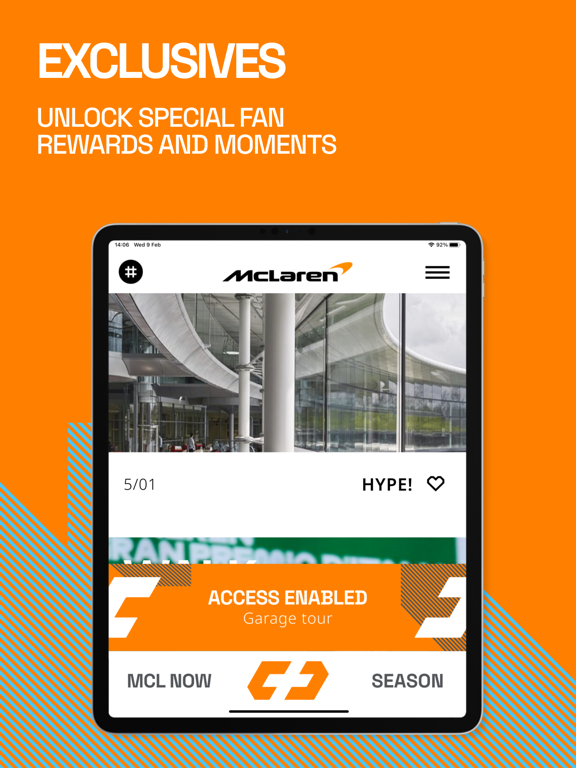 McLaren Racing iPad screenshot 4 - Sports app