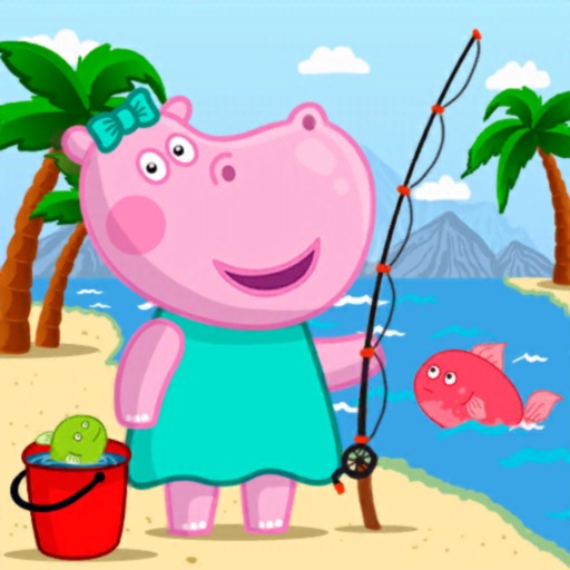 Hippo Adventures: Sea Fishing Icon